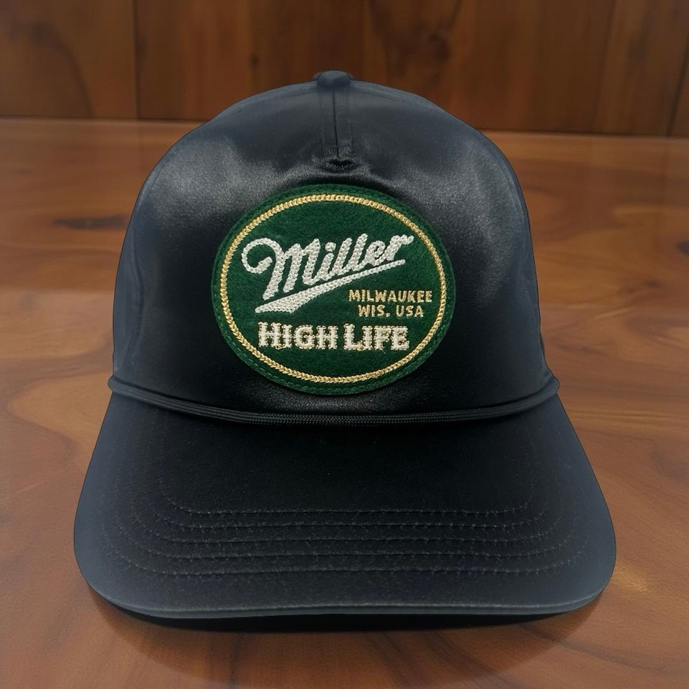 Miller High Life Beer Hat American Needle Adjustable Cap Embroidered Patch